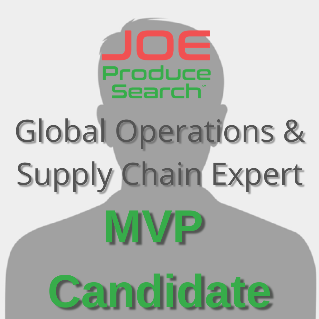 MVP Candidate - Global Ops & Supply Chain Expert