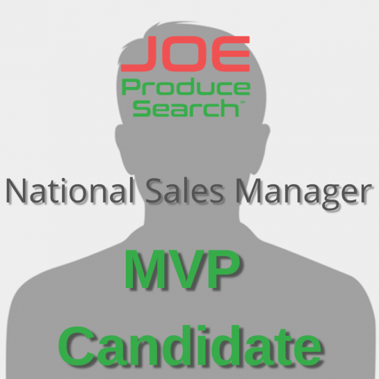 MVP Candidate - National Sales Manager
